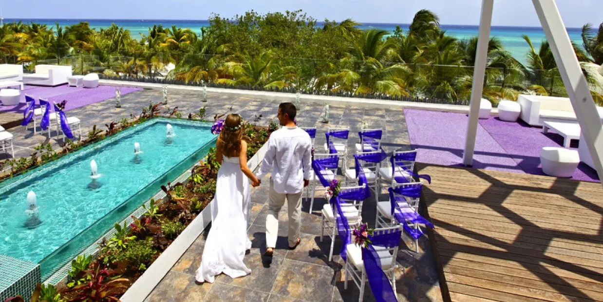Casamento no Sandos Cancun Lifestyle Resort